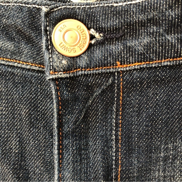 Earnest Sewn Anthropologie medium Wash Hefner 434 boot cut denim 28 - Picture 3 of 9